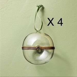 Hinged Glass Christmas Tree Ornament - Hearth & Hand™ with Magnolia (Smooth)